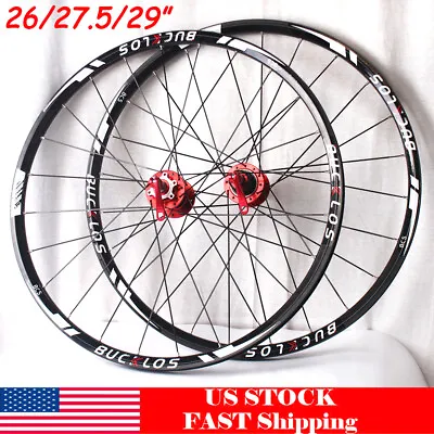 Mountain Bike Wheels 26/27.5/29  Carbon Hub Disc Brake MTB Wheelset Clincher QR • $118.98