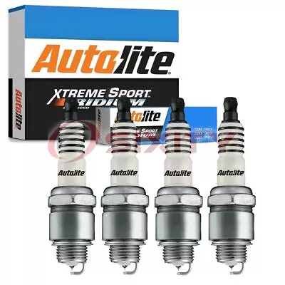 4 Pc Autolite Xtreme Sport XS85 Spark Plugs For A32 7355 43S 3036 2298 10 Lx • $26.16