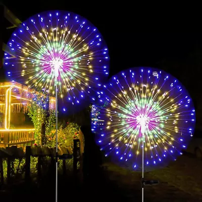 1PC Garden Solar Firework Lights Outdoor Waterproof Path Lawn Lamp Decor 150 LED • $8.85