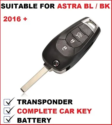 Remote Flip Car Key Suitable For Holden Astra BL Or BK 2016 2017 2018 2019 2020 • $69.95
