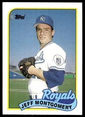 1989 Topps  #116  Jeff Montgomery    Pitcher    Kansas City Royals FREE Shipping • $1.30