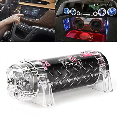 4 Farad Power Capacitor Car Stereo LED Digital Power  Audio Amplifier • £53.86