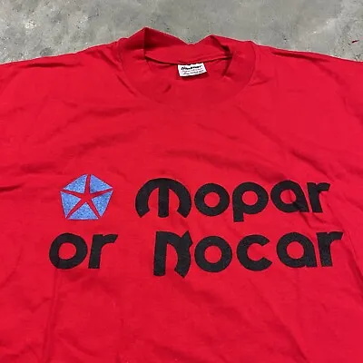 80s VTG MOPAR OR NO CAR Chrysler Automotive Dodge Muscle Racing 70s XL STEDMAN • $39.99