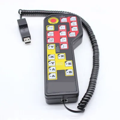 USB 3/4 Axis Pendant Handle Wheel Manual Remote Controller Fits For Mach3 CNC • $38.95