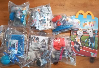 Set Of 6 London 2012 OLYMPICS McDonald's Happy Meal Toys Plus A Box • £15