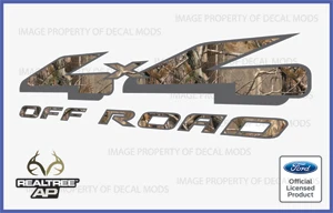 thumbnail image 2 of CAR-GEAR 4x4 Off Road Truck Bed Decal Set For Ford F150 Raptor – 16x3 Inches – White Gloss 2 of 5