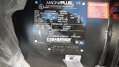 MARATHON MAGNAPLUS GENERATOR END 431psl6208  NEW • $9000