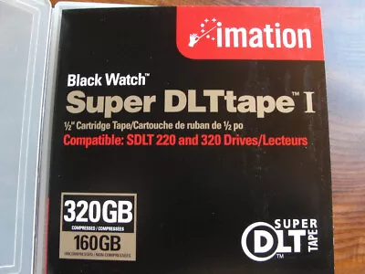 Imation Super DLTtape I 320GB One Tape W/ Case New Not Sealed • $14.95