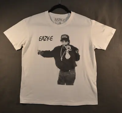 Eazy-E NWA Men's Large White Concert Rap T-shirt Ruthless Merchandise • $11.11