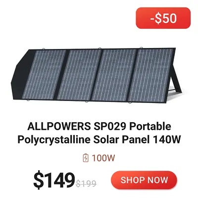 140W Watt 12V Portable Foldable Solar Panel Kit For Generator Power Station RV • $149