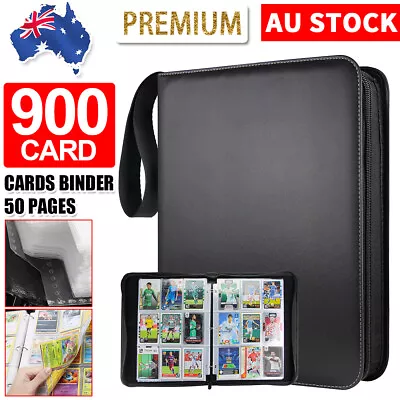 900 Pockets For Pokemon Card Folder Trading Cards Album Portfolio Pockets Binder • $24.75