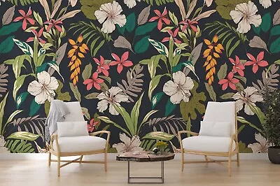 3D Hand Drawn Floral Leaf Wallpaper Wall Murals Removable Wallpaper 93 • $163.09