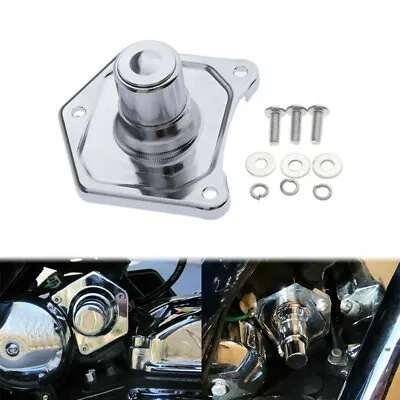 Chrome Solenoid Cover Push Button Starter For Harley Twin Cam EVO Sportster Dyna • $13.95