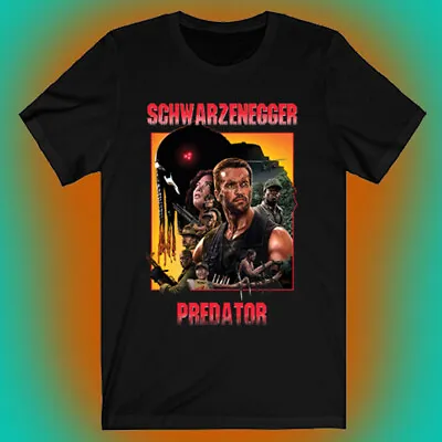 Predator Movie Logo Men's Black T-shirt Size S To 5XL • $18.99