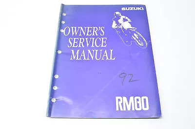 OEM Suzuki 99011-02B26-03A RM80 Owners Service Manual • $8.88