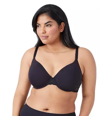 Wacoal 34DDD French Garden Seamless T-Shirt Bra NWOT 85340 Black • $22.75