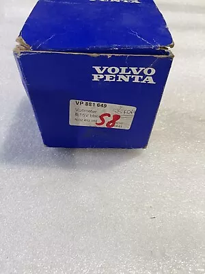 Volvo Penta Vp 881649 Voltmeter 8-16 Volts Meter • $30