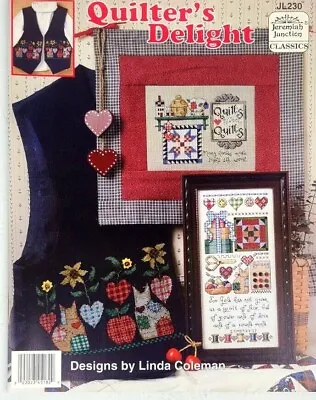 $8.50 • Buy Jeremiah Junction QUILTER'S DELIGHT Cross Stitch Patterns Booklet Leaflet