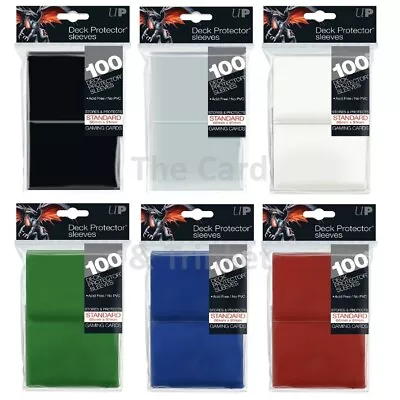 100 Ultra PRO Deck Protector Sleeves Pro-Gloss Standard Card 66 X 91mm • $13.95