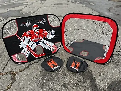 2 Pack-54 X44  All Purpose Pop Up Goal By Mylec-2in1 Net-Washington Capitals Ed. • $45.99