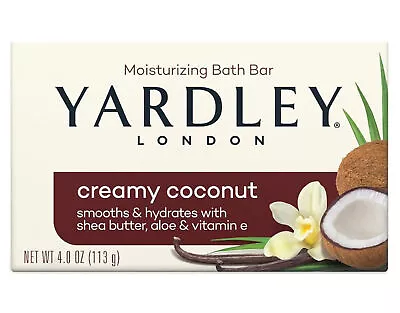 Yardley London Moisturizing Bath Bar Creamy Coconut 4oz. • £6.52