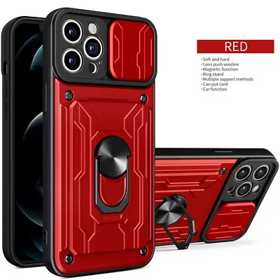 For IPhone 15 14 13 12 11 Pro Max XS SE/7/8 Plus Case Shockproof Card Slot Cover • $10.99