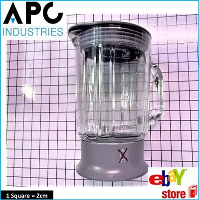 Genuine Kenwood Multione Mixer Khh311wh Glass Blender Attachment 1.2l #kw715833 • $45