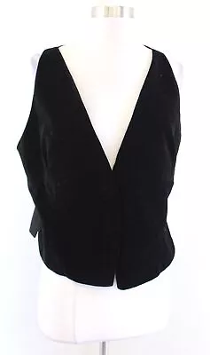 NWT Zara Black Velvet V Neck Strappy Top Blouse Cropped Size XL Unique Artsy • $29.99