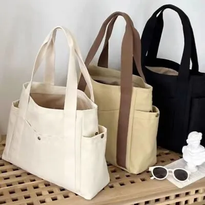 Large Capacity Tote Bag INS Versatile Handbag Laptop Bag  Work Student Class • $22.60