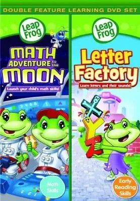 Leapfrog: Math Adventure To The Moon / Letter Factory - Double Feature • $29.99