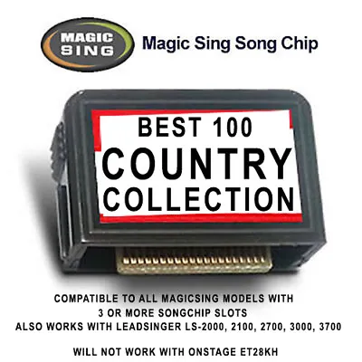 MAGIC SING MIC Leadsinger BEST COUNTRY MUSIC COLLECTION • $34