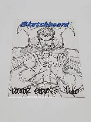 1998 SkyBox Marvel Creators Collection Doctor Strange #19 White Sketchboard • $8.99