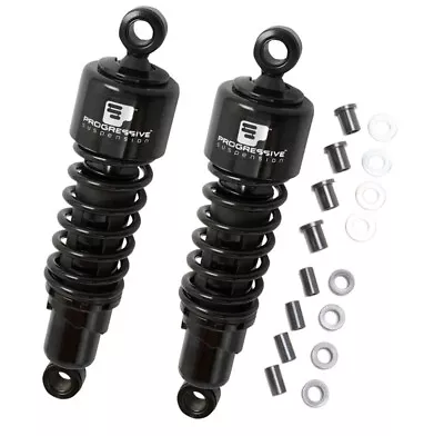 NEW!! Progressive 12.5  Black Rear 412 Heavy Duty Shocks 1991-2017 Harley Dyna • $315