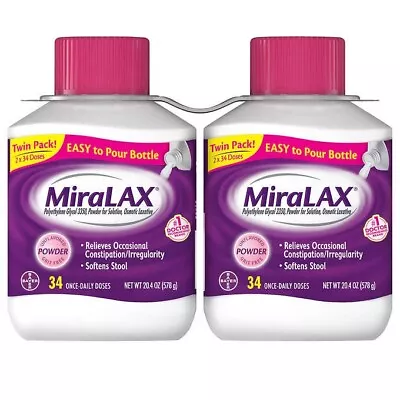  Miralax Powder Laxative 68 Doses • $53.99