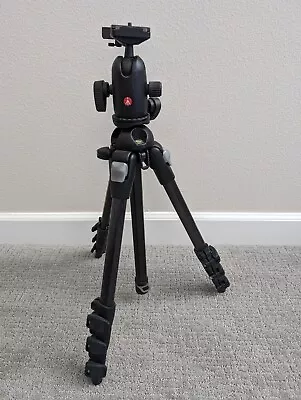 Manfrotto 190 MF4 Mag Fiber Camera Tripod W/ Manfrotto 498RC2 Ballhead • $50