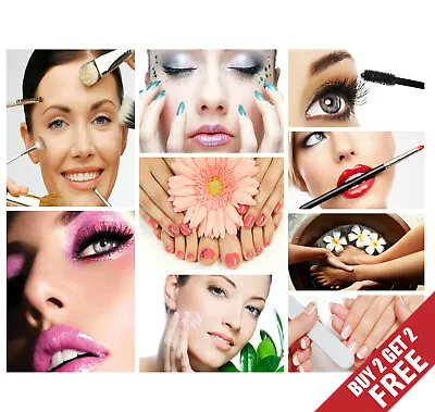 Make Up Poster Beauty Salon Manicure Pedicure A3 Photo Print For Spa Shop Deco • £8.49