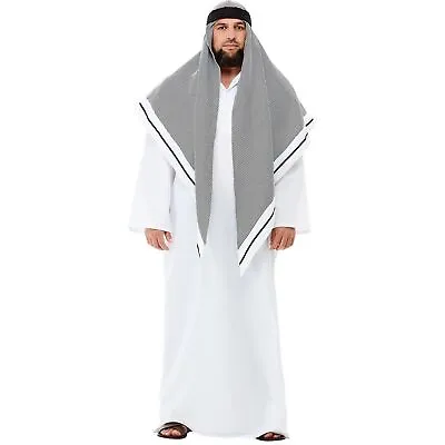 Smiffys Deluxe Fake Sheikh Arab Adults Mens Fancy Dress Costume • £33.79