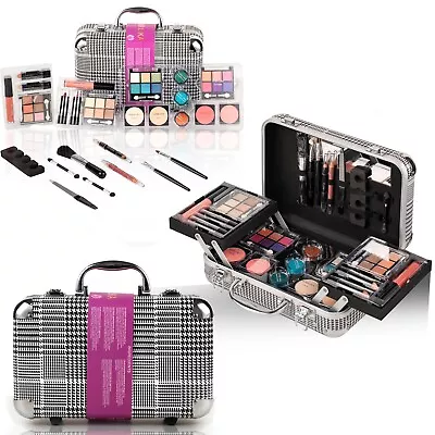 Black Beauty Makeup Set Kit Eyeshadow Blushers Lipsticks Palette Professional 8 • $45.99