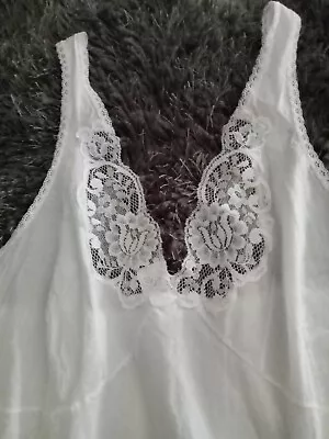 $18.98 • Buy Womens Vintage Wondermaid Brand- Full Slip 100% Cotton! Size- 44
