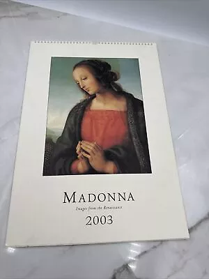 Cavallini & Co Vintage Madonna Poster 2003 Calendar Italia Poster Art • $24.95