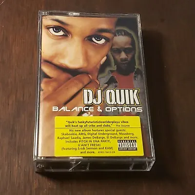 $21.99 • Buy Vintage DJ Quik - Balance & Options Cassette Tape 2000 W/Sticker Hip Hop Rap