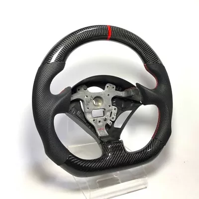 Carbon Flat Bottom Steering Wheel Honda S2000 S2K Acura RSX Insight Red Stitchin • $649