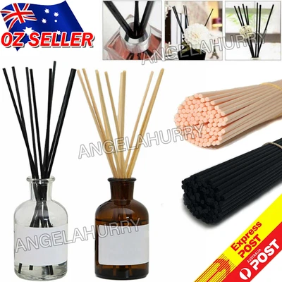 $2.99 • Buy 10-100x Premium Quality Reed Diffuser Reeds Rattan Stick Bulk Pack 3x200mm NEW