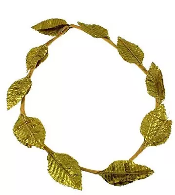 Zac's Alter Ego® Fancy Dress Roman Gold Leaf Laurel Wreath • £3.99
