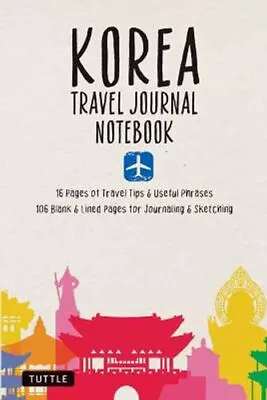 NEW Korea Travel Journal Notebook By Tuttle Studio Paperback Free Shipping • $25.95