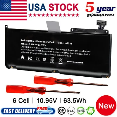 Battery A1331 For Apple MacBook 13  A1342 (White Unibody 2009-2010) PC Fast Ship • $23.59
