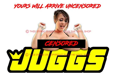 JUGGS NUDE Rat Rod Vinyl Decal Sticker Retro Hot Rod Classic BOOBS Rack Tits • $4.49