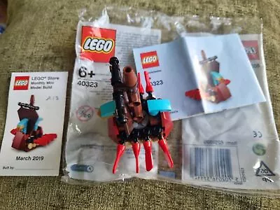 £8.99 • Buy Lego Monthly Build Viking Ship 40323 100% Complete Polybag. Rare Retired S404