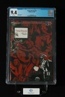 Young Dracula #2 ~ CGC 9.4 ~  ...diary Of A Vampire  ~ Caliber Press (1993) • £32.43