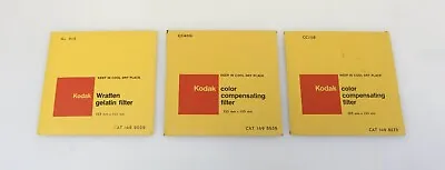 $19.99 • Buy Kodak Color Compensating Filter 75mm X 75mm Gel Wratten Filter 85B/CC20B/CC40G